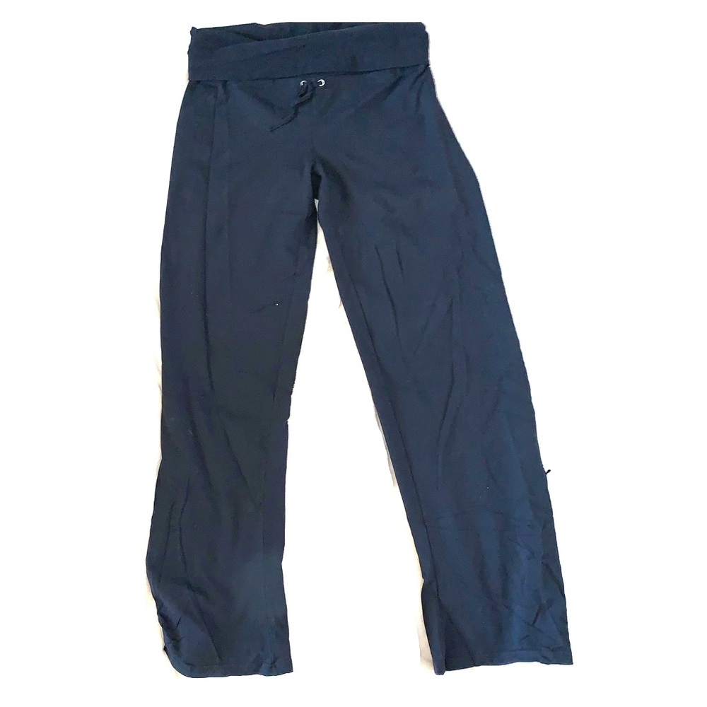 Athleta Black Pants with Drawstring Leg